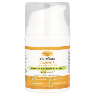 Instaglow, Vitamin C Face Moisturizer, Citrus Splash