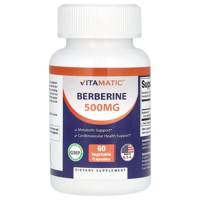 Berberine, 60 Vegetable Capsules
