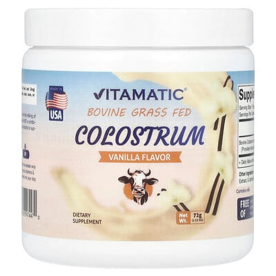 Bovine Grass Fed Colostrum, Vanilla