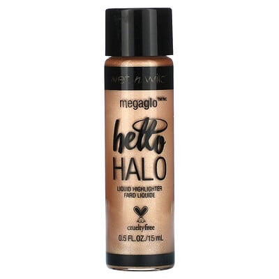 Megaglo, Hello Halo Liquid Highlighter, 306b Guilded Glow