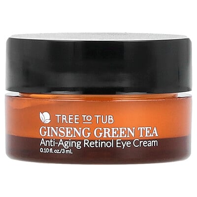 Ginseng Green Tea, Anti-aging Retinol Eye Cream