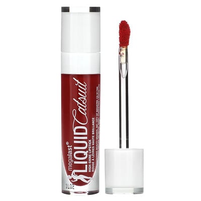 Megalast, Liquid Catsuit, High-shine Lipstick, 968a Bad Girl's Club