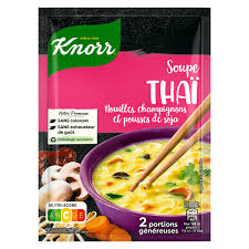 Soupe Déshydratée Thaï Nouilles Champignons