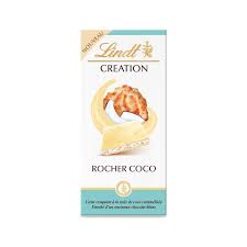 Tablette De Chocolat Blanc Création Rocher Coco