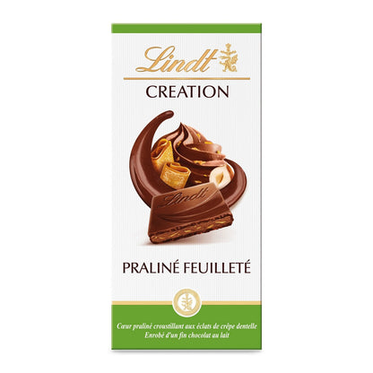 Tablette De Chocolat Lait Création Praliné Feuilleté