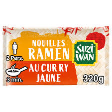 Nouilles Ramen Saveur Curry Jaune