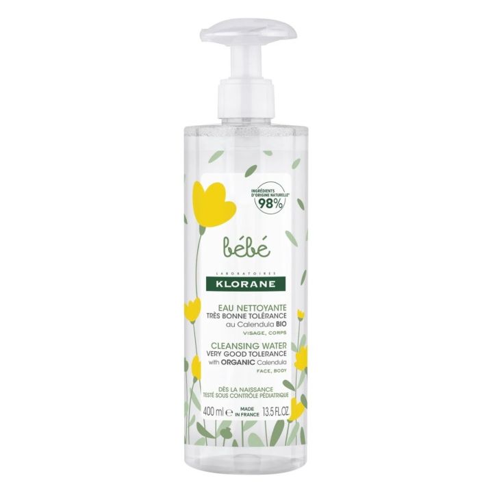 Eau Nettoyante Bébé Au Calendula Apaisant Sans Rinçage