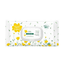 Lingettes Bébé Nettoyantes Visage Corps Et Siège À L'eau D'origine Végétale