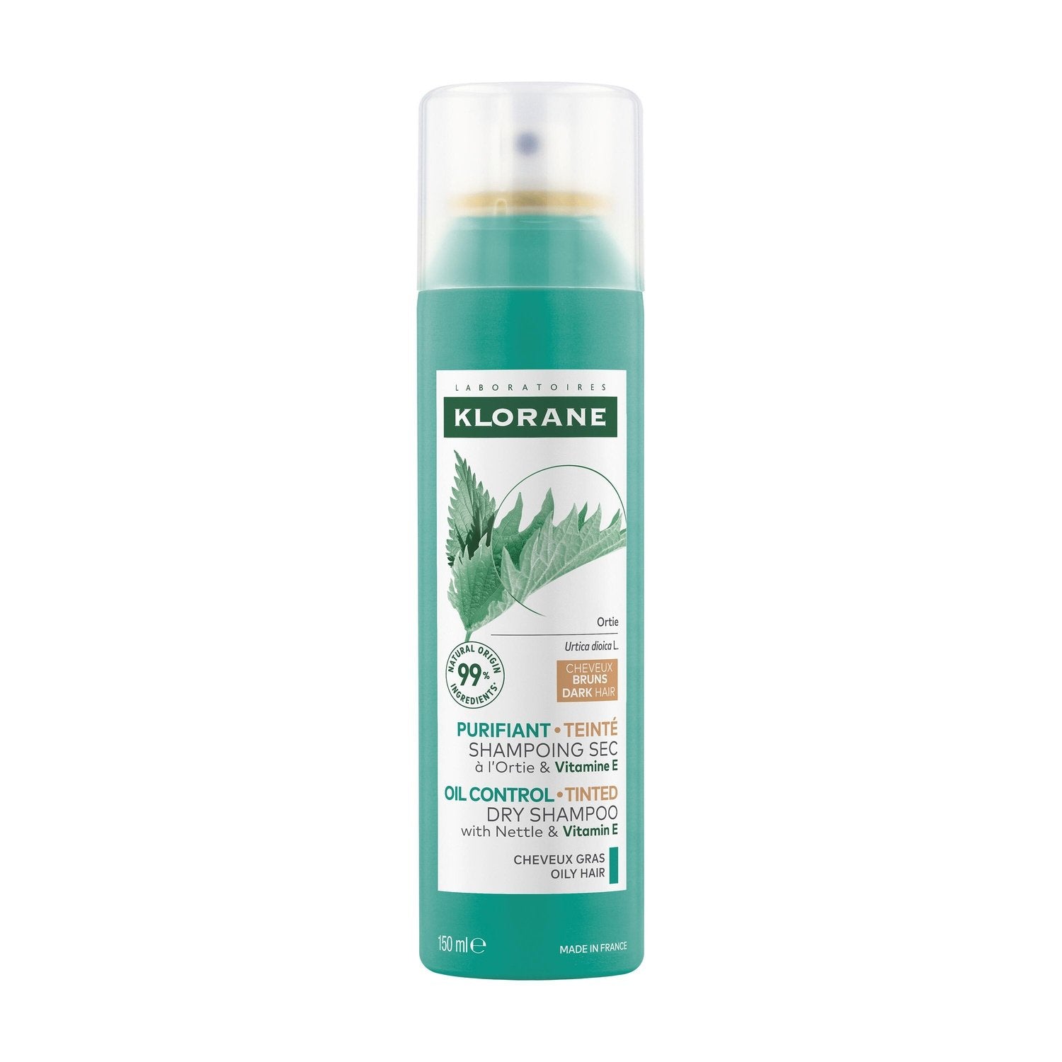 Shampoing Sec Purifiant Teinté Ortie Et Vitamine E Cheveux Gras