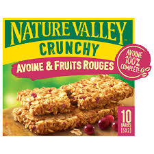 Barres Céréales Avoine Et Fruits Rouges Crunchy