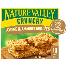 Barres De Céréales Crunchy Avoine Amandes Grillées