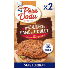 Pané De Poulet Spécial Burger Panure Saveur Barbecue 100% Filet