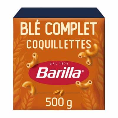 Pâtes Coquillettes Blé Complet Intégrale