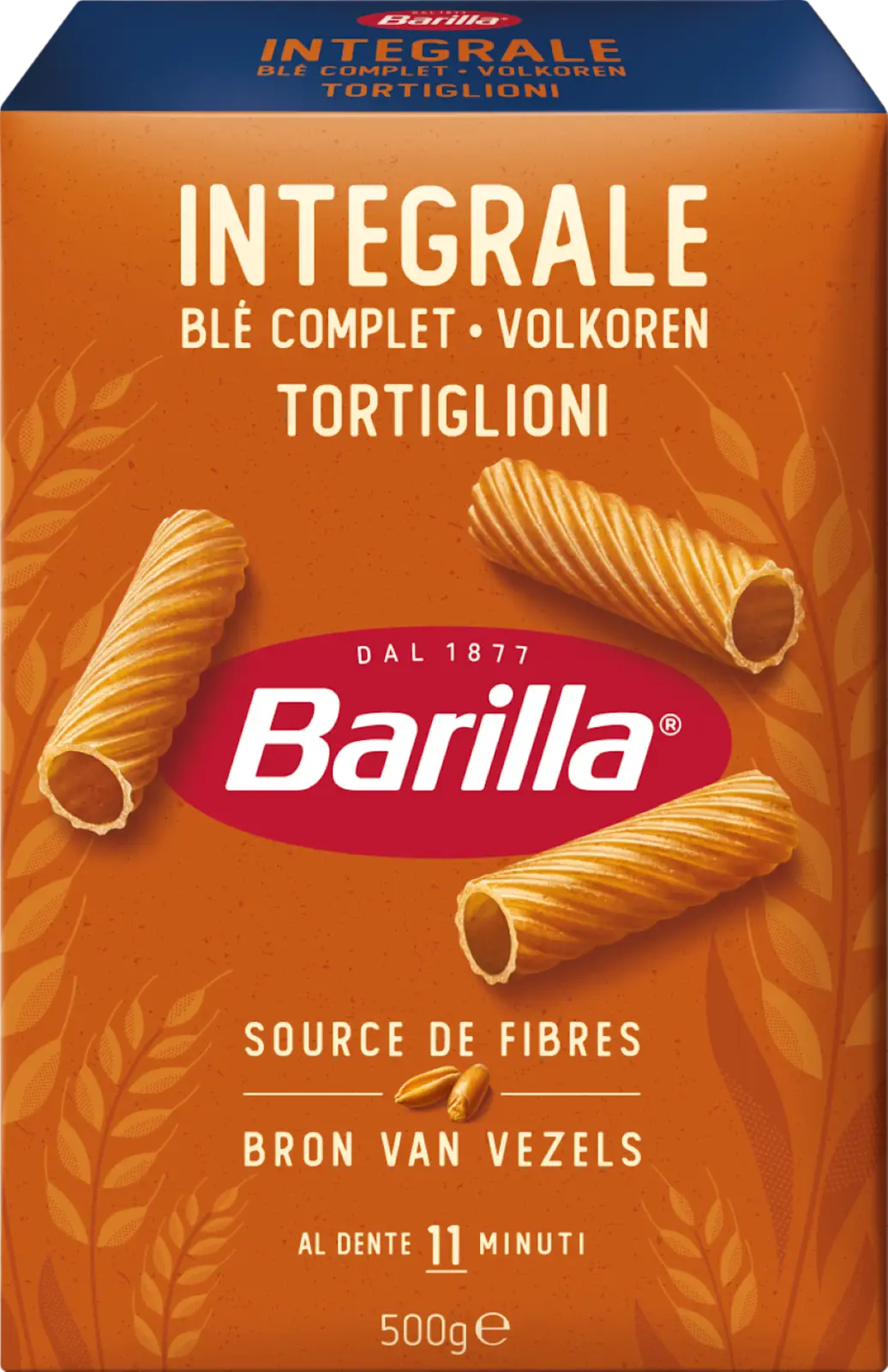 Pâtes Tortiglioni Blé Complet