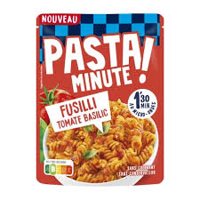 Pasta Minute Pâtes Fusilli Tomate Basilic