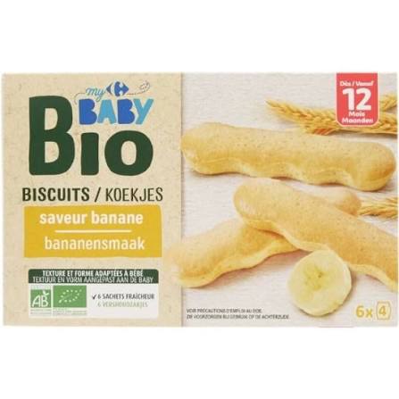 Biscuits Bébé Saveur Banane Bio