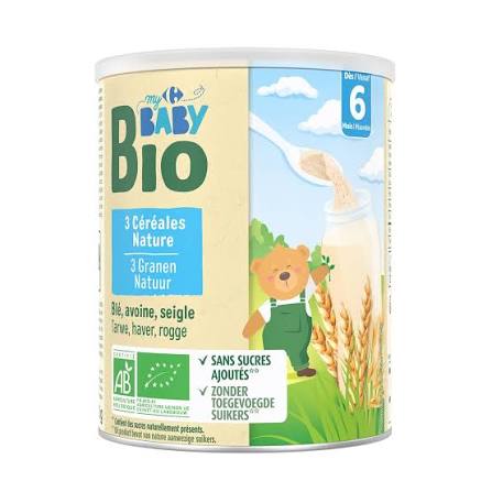 Céréales Bébé Nature Bio