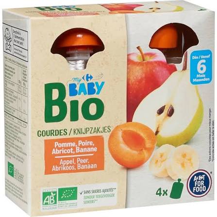 Compote Bébé Fruits Bio