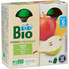 Compote Bébé Pomme Poire Bio