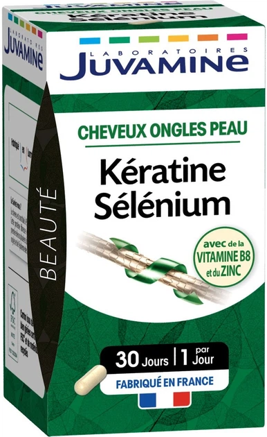 Complément Alimentaire Kératine Sélénium Cheveux Ongles Peau