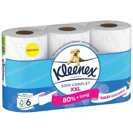 Papier Toilette Soin Complet Doux Résistant Xxl