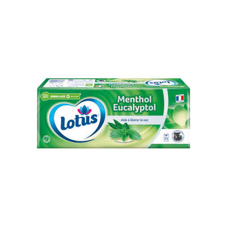Mouchoirs Doux Menthol Eucalyptol