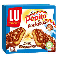 Pockitos Pépito Au Chocolat Au Lait Et Riz Soufflé