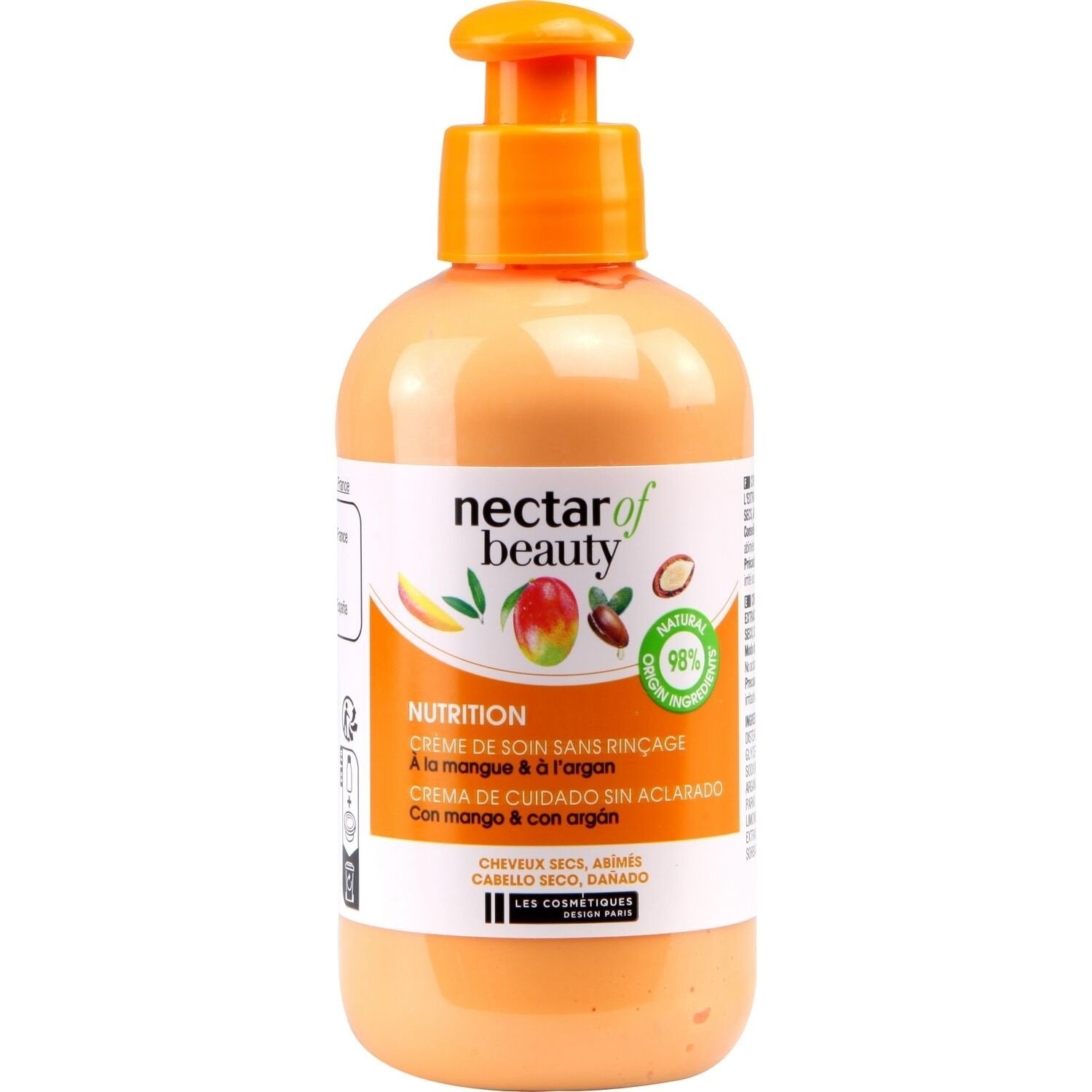 Soin Cheveux Mangue Argan Sans Rinçage