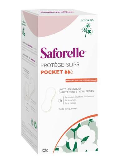 Protèges-slips Pocket Coton Bio