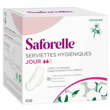 Serviettes Hygiéniques Coton Bio Jour
