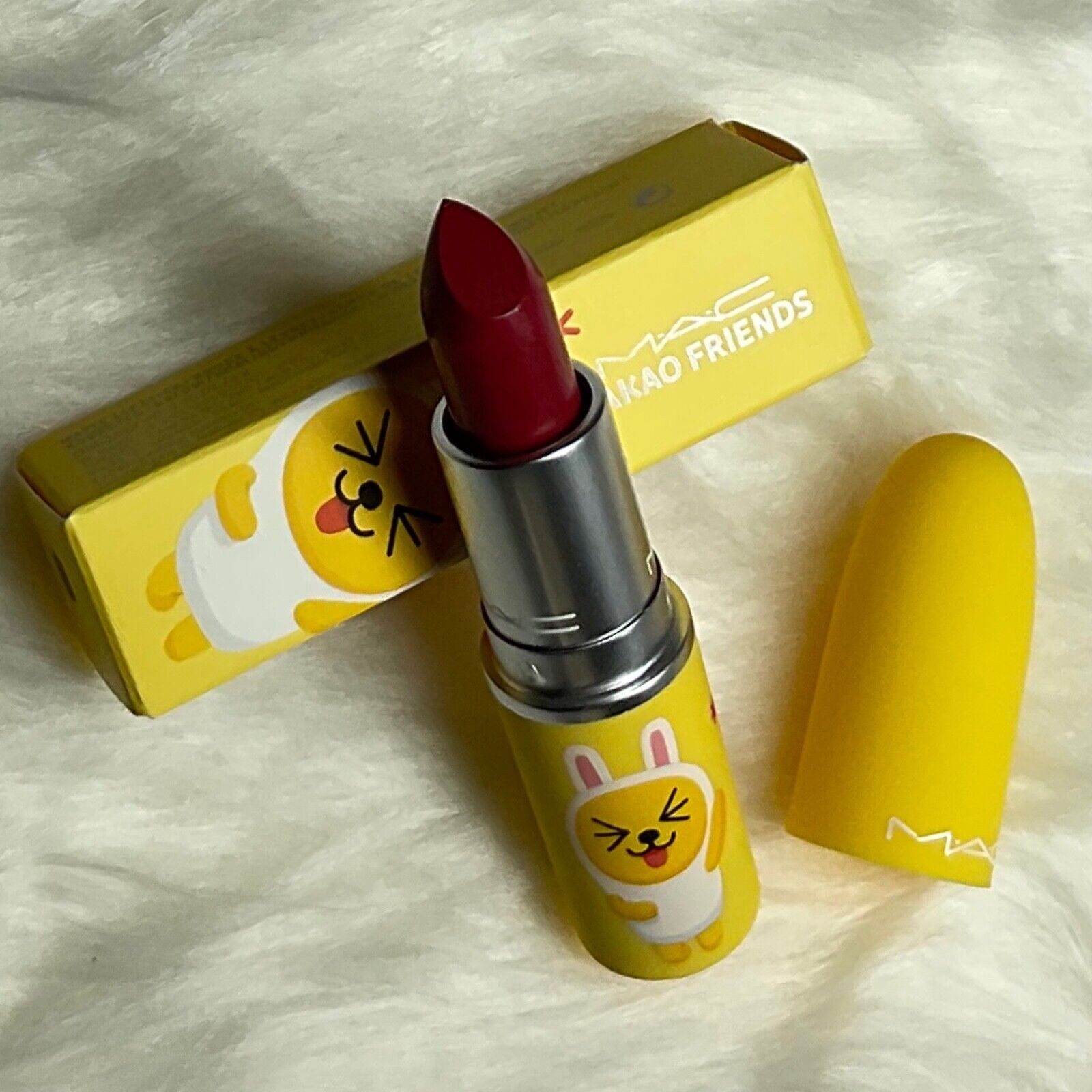 MAC X KAKAO & FRIENDS LIPSTICK ~ to LUCK ~ BNIB ~ DISCONTINUED ~ RARE