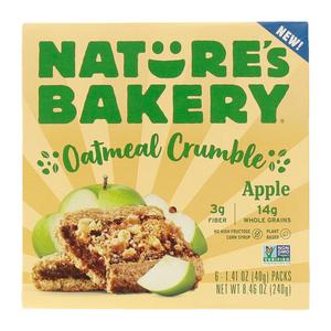 Oatmeal Crumble Bars Apple