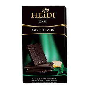 Dark Chocolate With Mint And A Hint Of Lemon