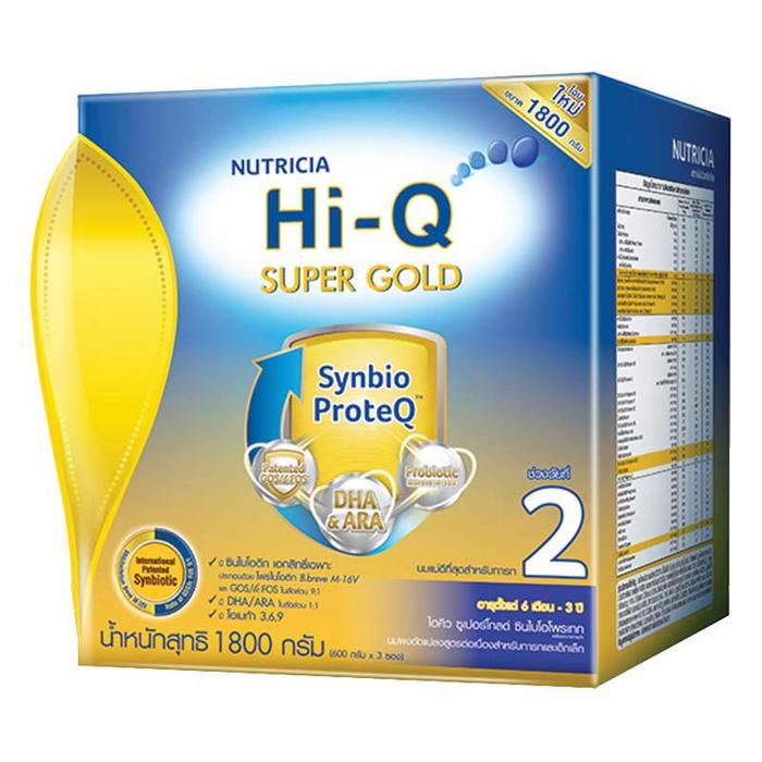 นมผง Hi-Q ซุปเปอร์โกลด์  อายุตั้งแต่ 6 เดือน-3 ปี