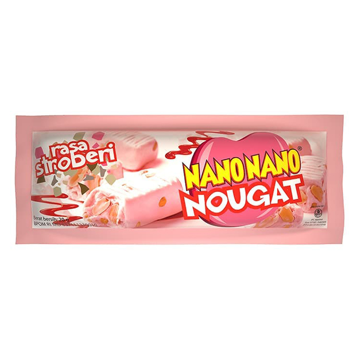 Nougat Rasa Stroberi