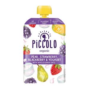 Pouch Food Pear Blackberry Yoghurt