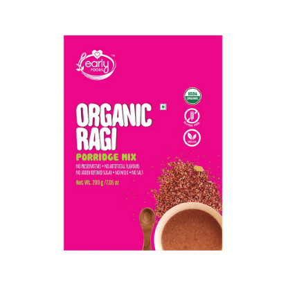 Organic Sprouted Ragi Porridge Mix - Plain