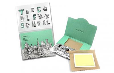 Dinoplatz Dear Brachiosaurus Fact Type Oil Blotting Paper [Refill Pack]