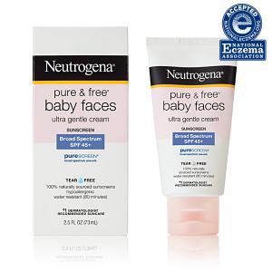 Pure & Free Baby Faces Ultra Gentle Sunscreen Broad Spectrum SPF 45+
