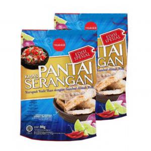 Kerupuk Kulit Ikan Sambal Matah Pantai Serangan