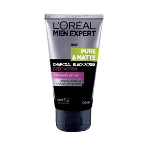 Pure & Matte Charcoal Black Scrub