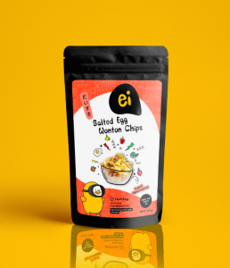 Salted Egg Wonton Chips